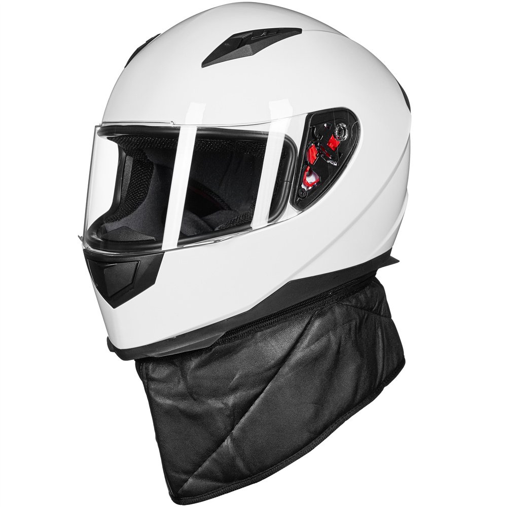 Foto 5 pulgar | Casco De Moto Ilm Integral Dot Modelo Jk313 (l, Blanco) - Venta Internacional.