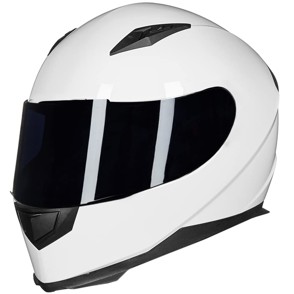 Foto 6 pulgar | Casco De Moto Ilm Integral Dot Modelo Jk313 (l, Blanco) - Venta Internacional.
