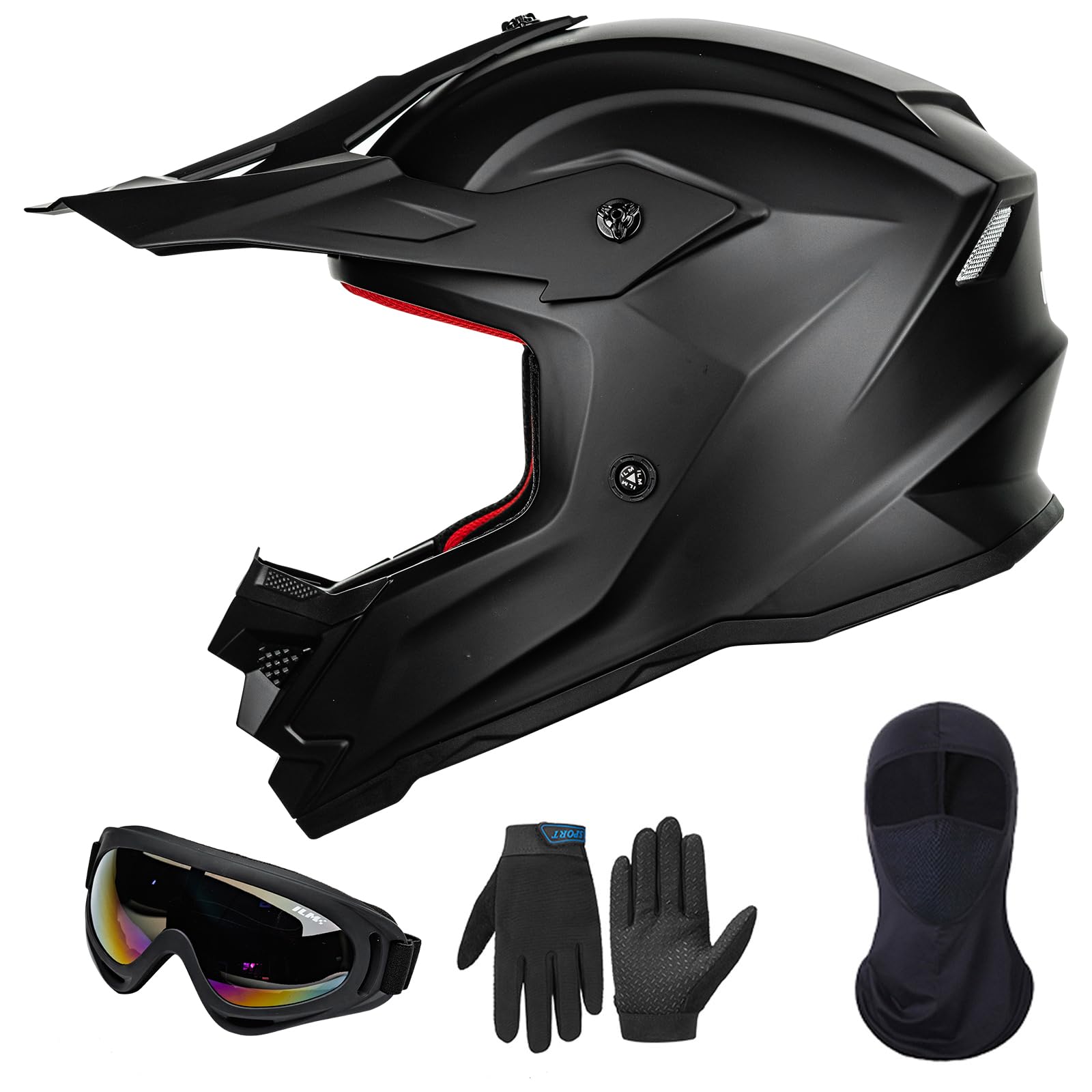 Foto 2 pulgar | Casco Ilm Youth Atv Para Niños, Moto De Cross, Bmx, Todoterreno - Venta Internacional.