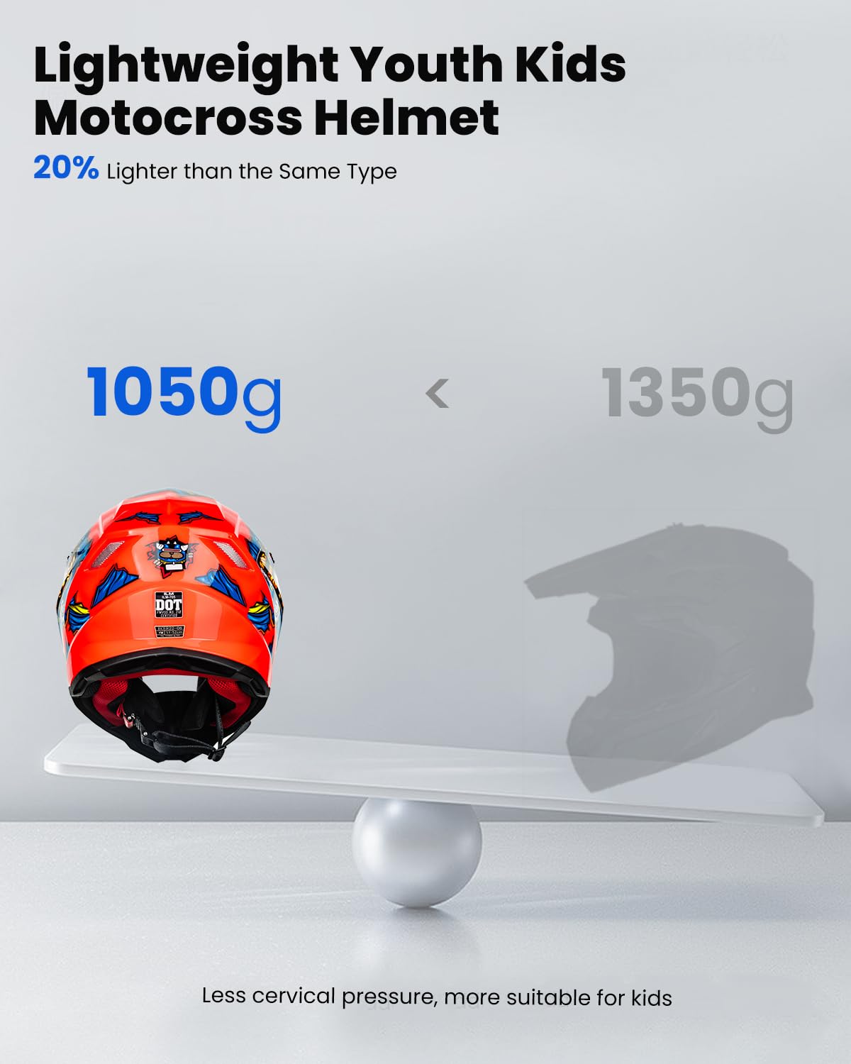 Foto 5 pulgar | Casco Ilm Youth Atv Para Niños, Moto De Cross, Bmx, Todoterreno - Venta Internacional.