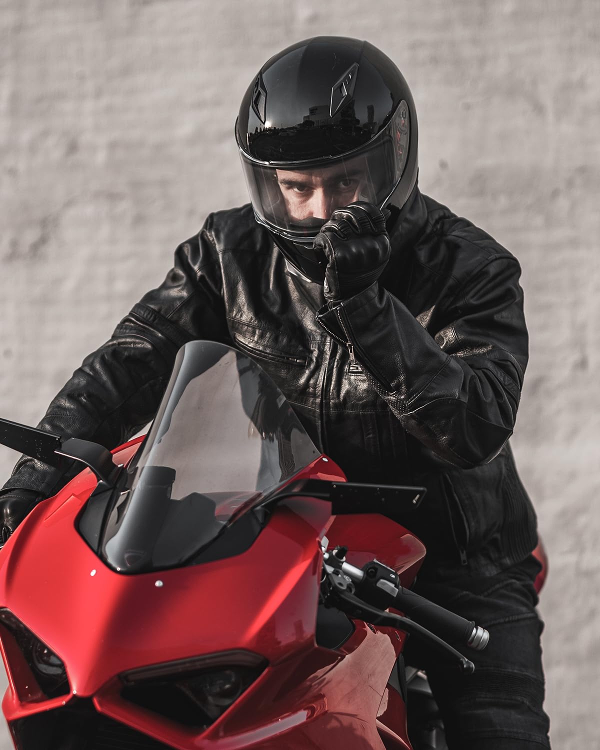 Foto 7 pulgar | Casco De Moto Ilm Integral Con Bufanda De Invierno Dot - Venta Internacional.
