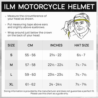 Foto 2 | Casco De Moto Ilm 902 De Doble Visera Abatible, Modular Dot S - Venta Internacional.