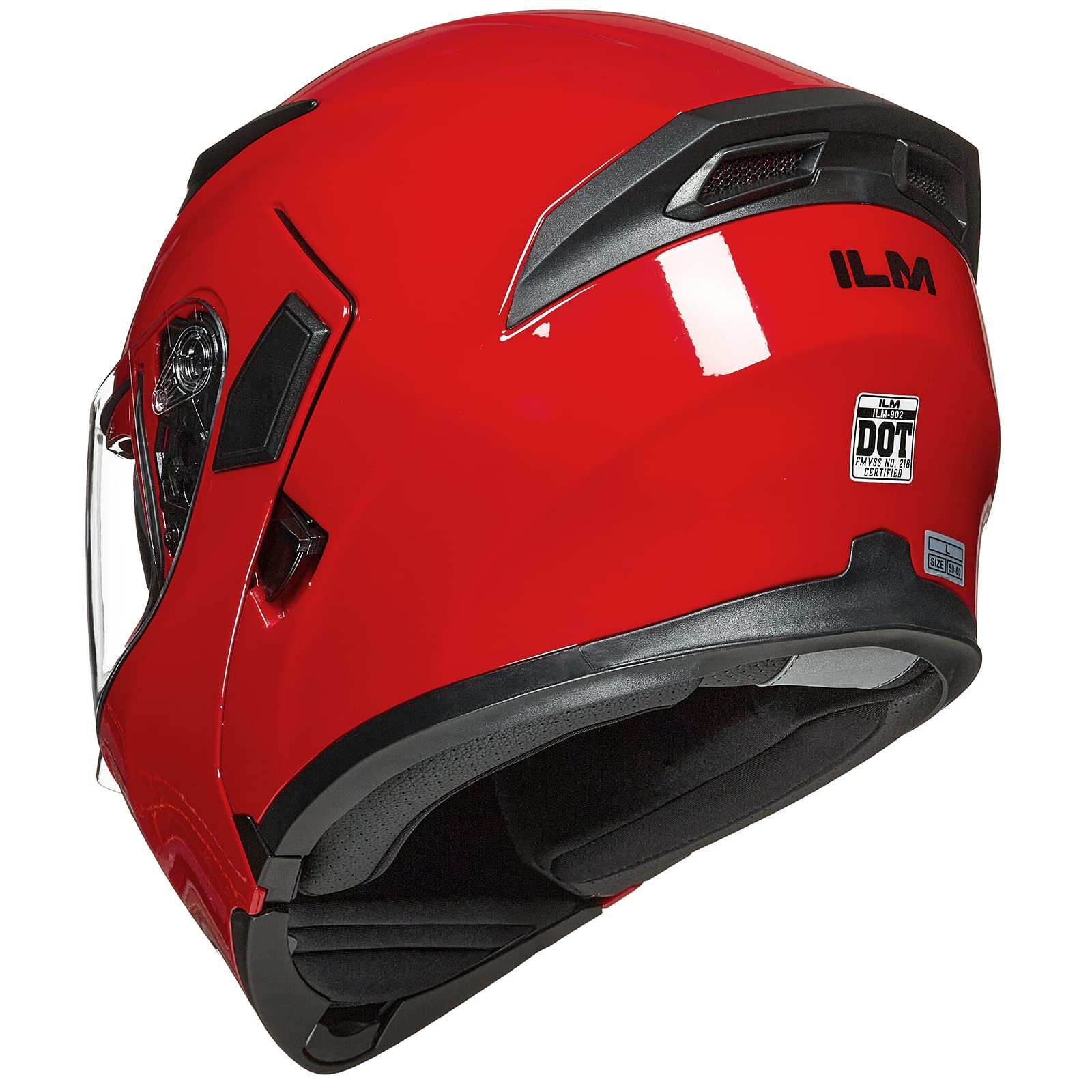 Foto 8 pulgar | Casco De Moto Ilm 902 De Doble Visera Abatible, Modular Dot S - Venta Internacional.