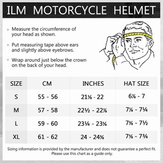 Foto 2 | Casco De Moto Ilm Integral Con Bufanda De Invierno Dot - Venta Internacional.