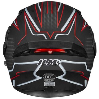 Foto 5 | Casco De Moto Ilm 902l Con Doble Visera Led Abatible Y Frontal - Venta Internacional.
