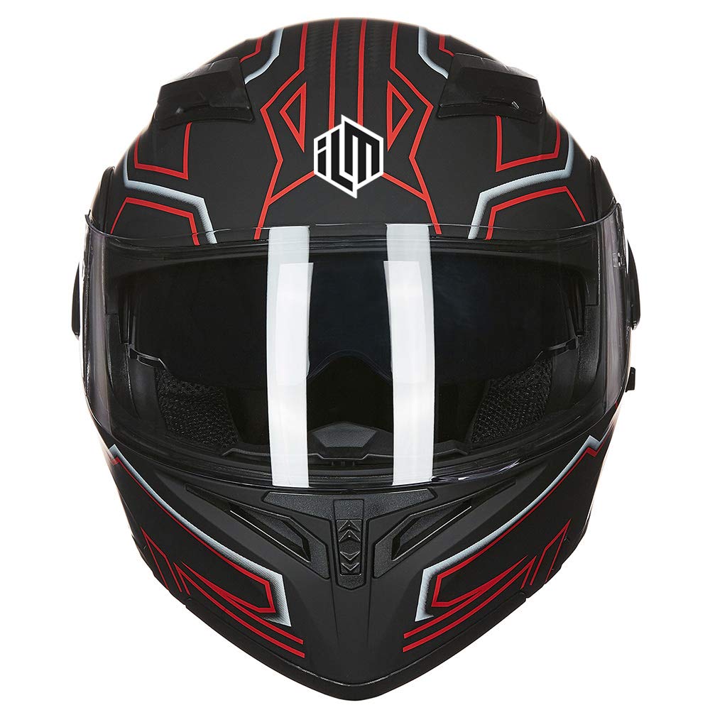 Foto 6 pulgar | Casco De Moto Ilm 902 De Doble Visera Abatible, Modular, Dot - Venta Internacional.