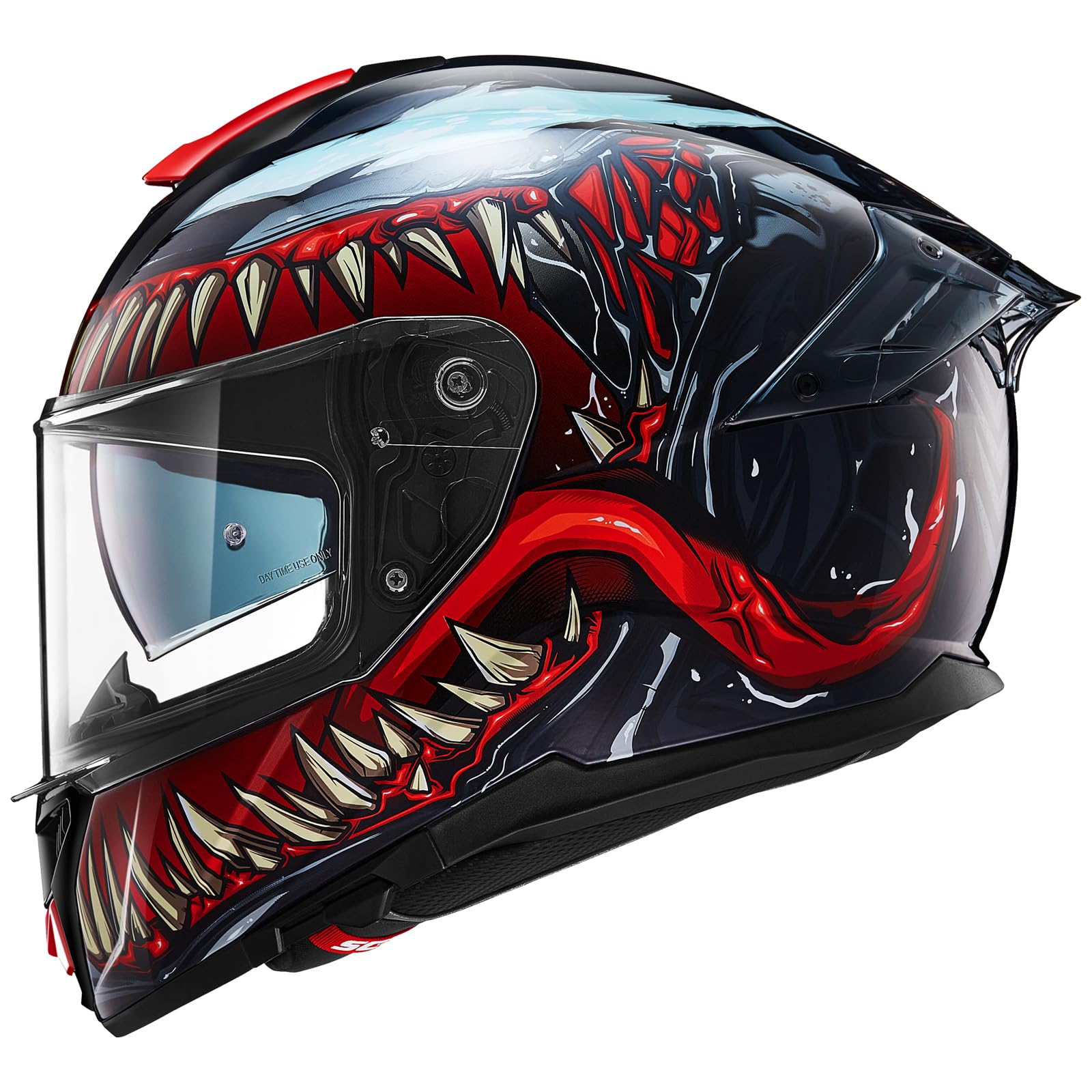 Foto 2 pulgar | Casco De Moto Ilm Integral Con Doble Visera Modelo 861a Thenight - Venta Internacional.
