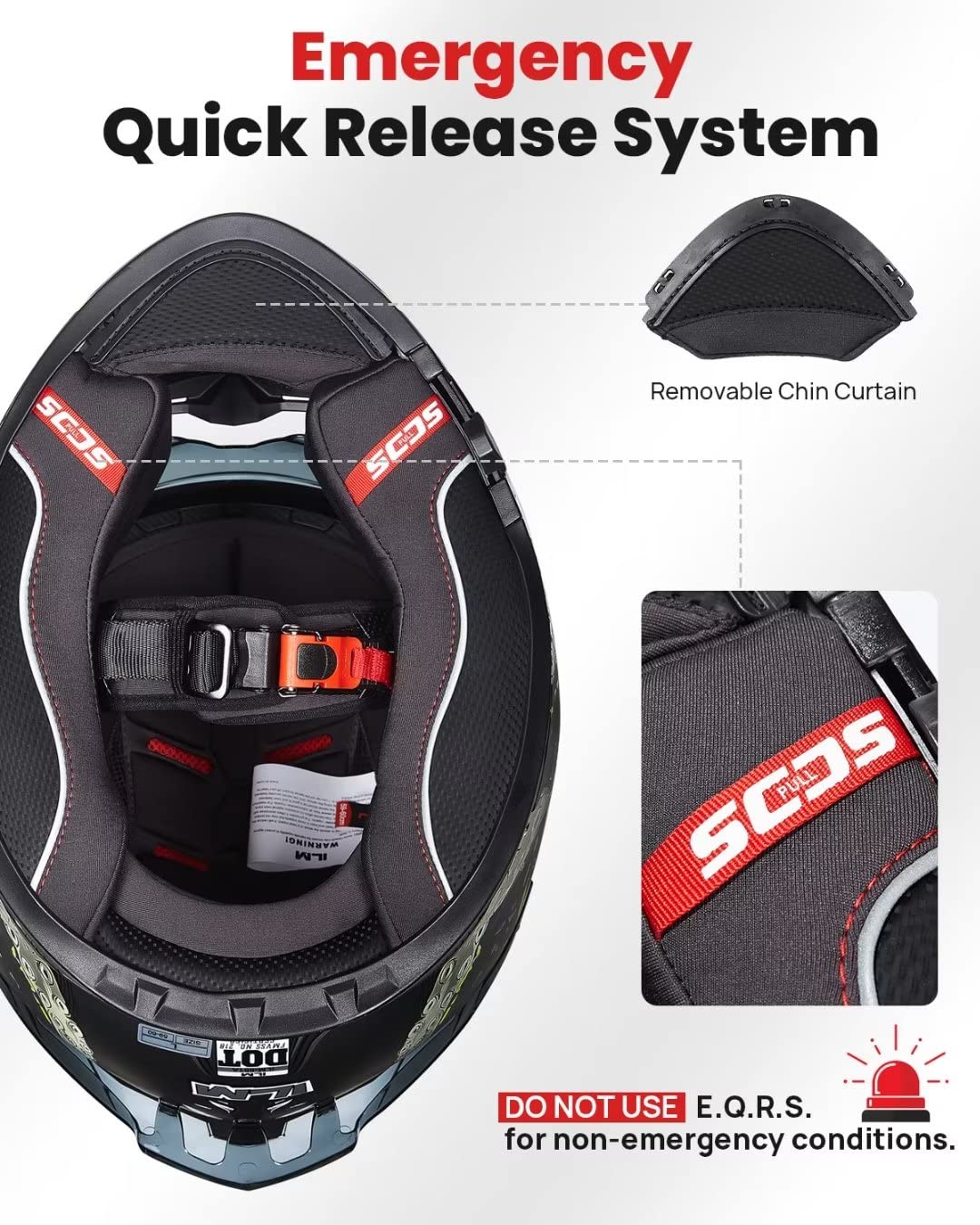 Foto 5 pulgar | Casco De Moto Ilm Integral Con Doble Visera Modelo 861a Thenight - Venta Internacional.