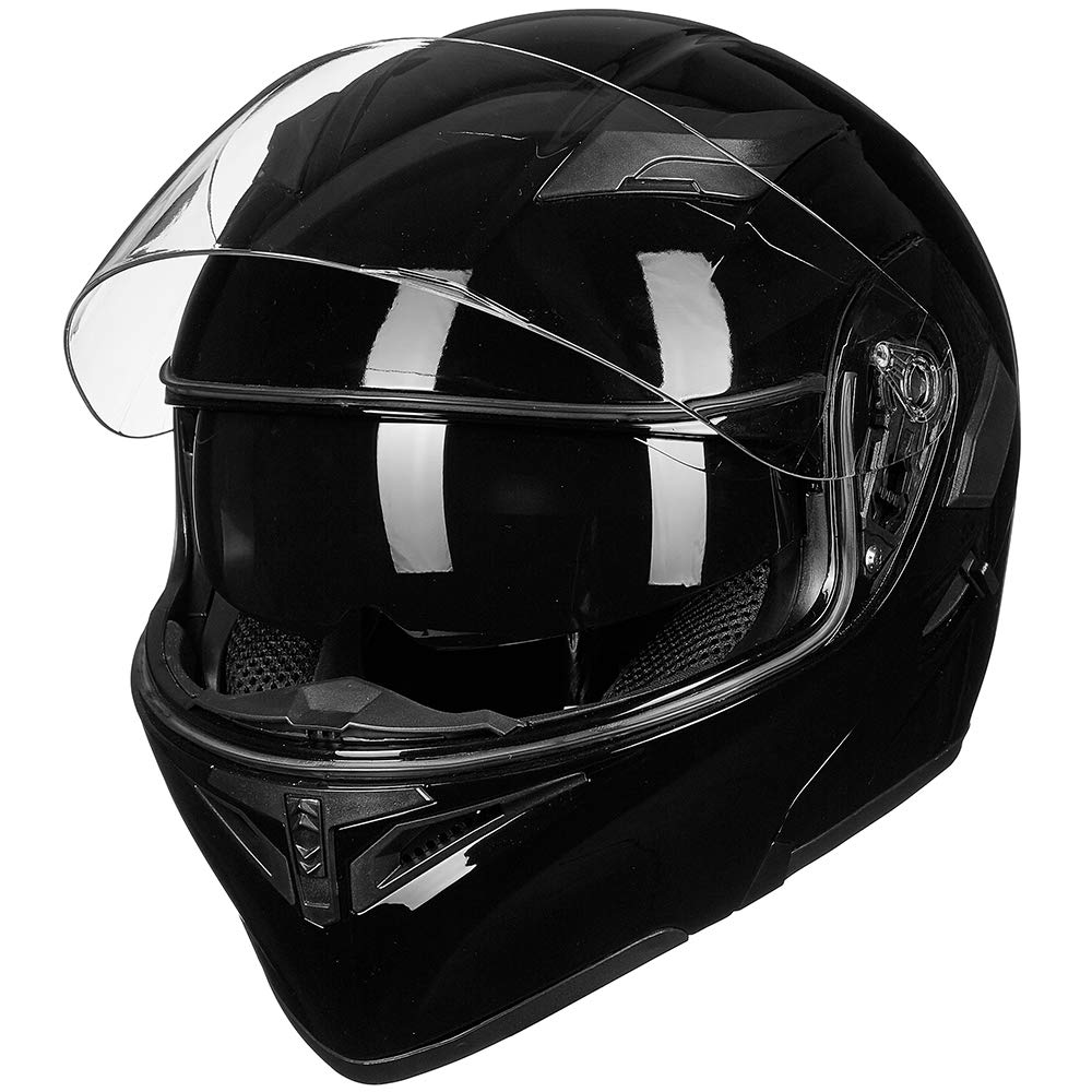 Foto 4 pulgar | Casco De Moto Ilm 902l Con Doble Visera Led Abatible Y Frontal - Venta Internacional.