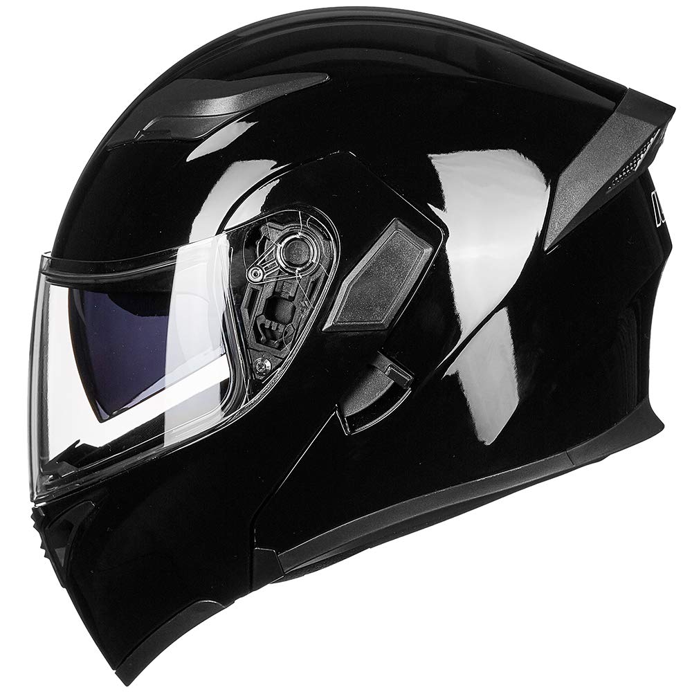 Foto 5 pulgar | Casco De Moto Ilm 902l Con Doble Visera Led Abatible Y Frontal - Venta Internacional.