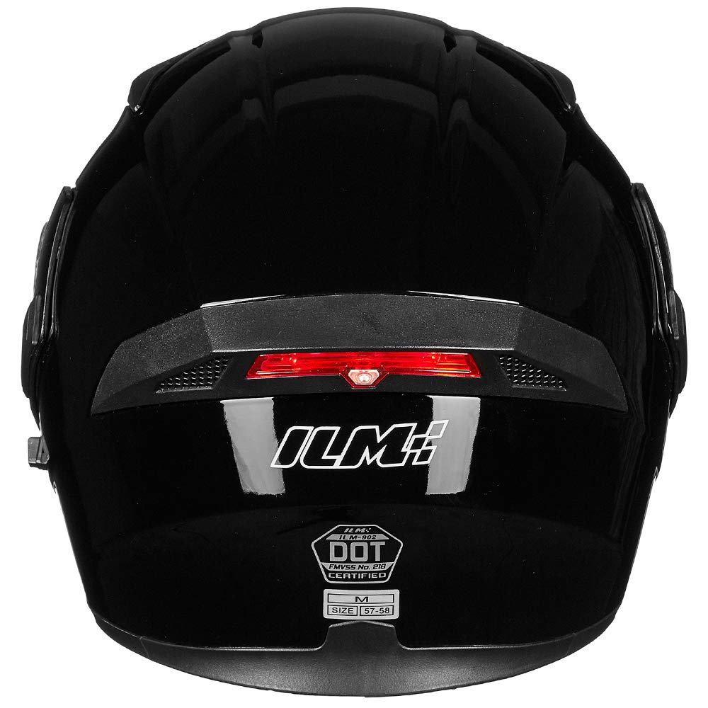 Foto 5 | Casco De Moto Ilm 902l Con Doble Visera Led Abatible Y Frontal - Venta Internacional.