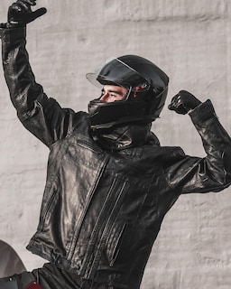 Foto 7 | Casco De Moto Ilm Integral Con Bufanda De Invierno Dot - Venta Internacional.