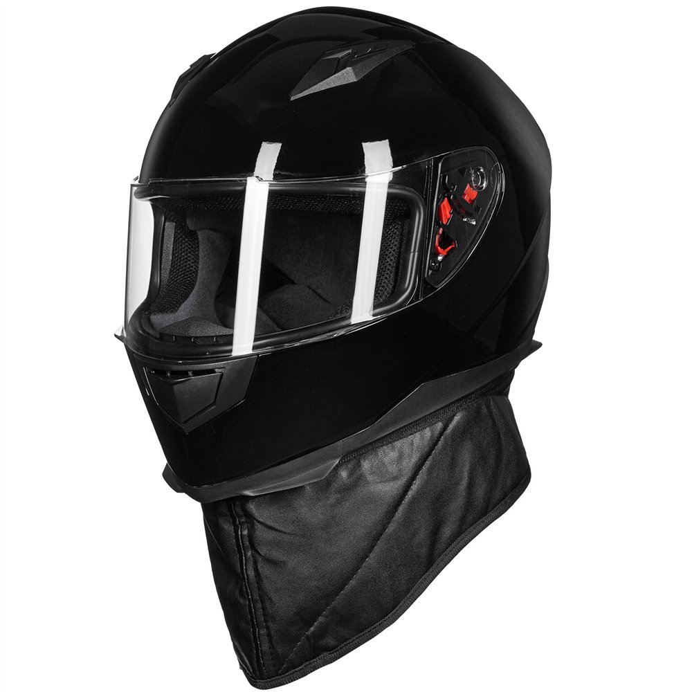 Foto 5 pulgar | Casco De Moto Ilm Integral Con Bufanda De Invierno Dot - Venta Internacional.