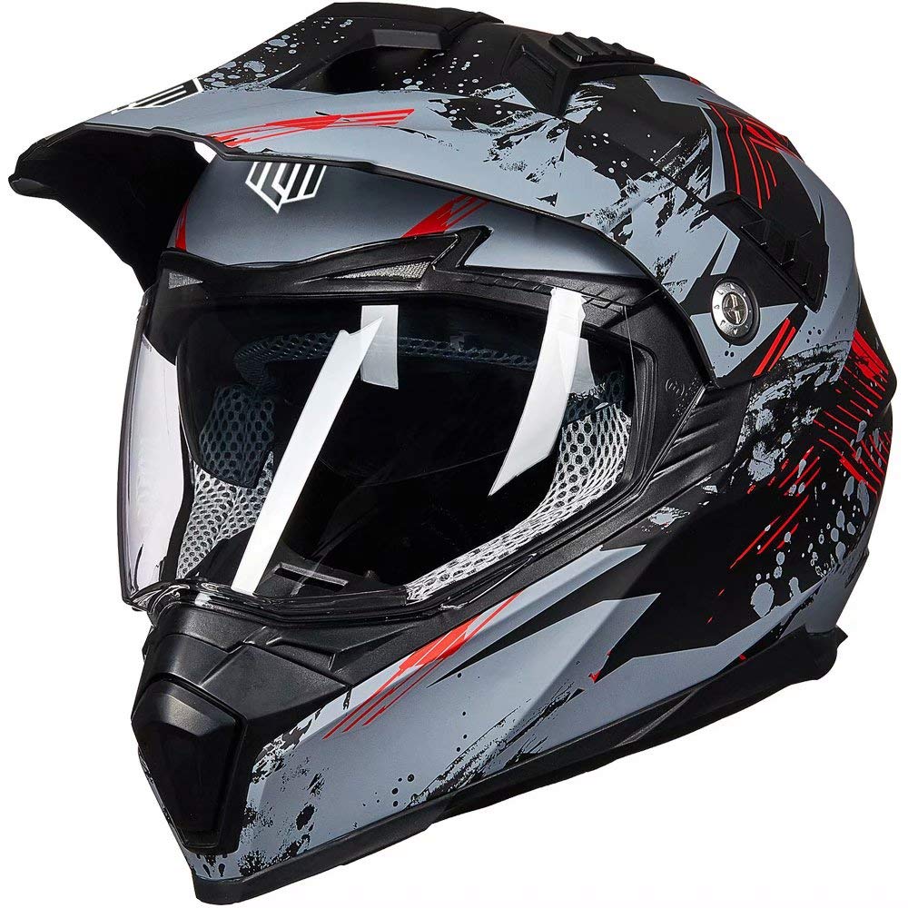 Foto 2 pulgar | Casco Ilm Para Moto Todoterreno, Dual Sport, Integral, 606v - Venta Internacional.