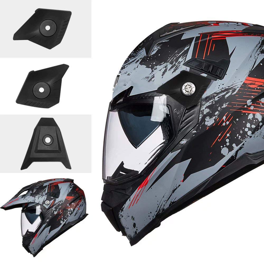 Foto 7 pulgar | Casco Ilm Para Moto Todoterreno, Dual Sport, Integral, 606v - Venta Internacional.
