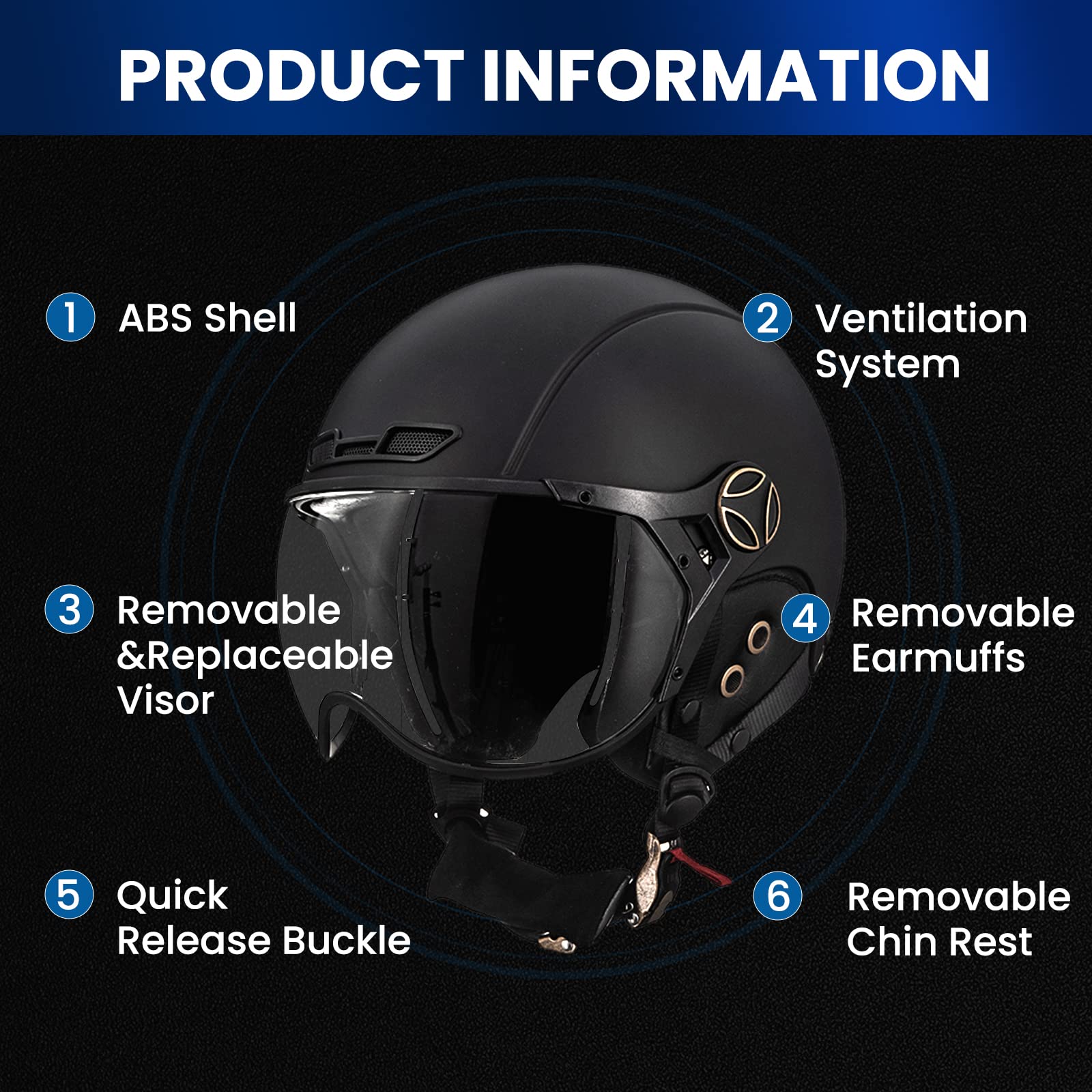 Foto 6 pulgar | Casco Ilm Para Bicicleta Para Adultos, Esquí Y Snowboard Z102, Negro - Venta Internacional.