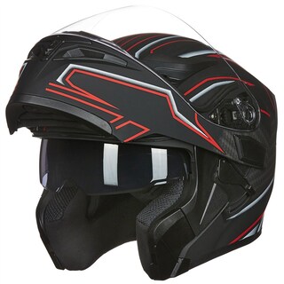 Foto 1 | Casco De Moto Ilm 902 De Doble Visera Abatible, Modular, Dot - Venta Internacional.