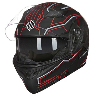 Foto 2 | Casco De Moto Ilm 902 De Doble Visera Abatible, Modular, Dot - Venta Internacional.