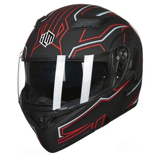 Foto 6 | Casco De Moto Ilm 902 De Doble Visera Abatible, Modular, Dot - Venta Internacional.
