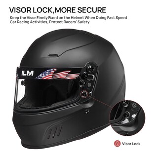 Foto 4 | Casco Integral Para Carreras De Coches Ilm Snell Sa2020, Modelo 760 - Venta Internacional.