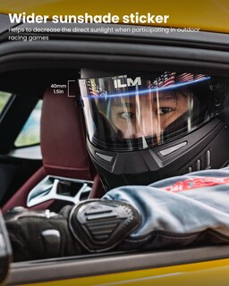 Foto 2 | Casco De Carreras De Autos Ilm Snell Sa2020 Aprobado En Fibra De Vidrio 890 - Venta Internacional.