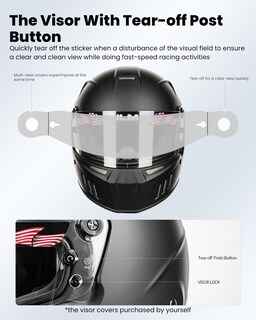 Foto 5 | Casco De Carreras De Autos Ilm Snell Sa2020 Aprobado, Ligero 890 - Venta Internacional.