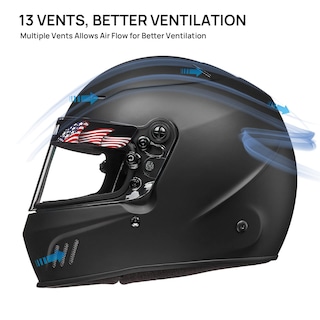 Foto 7 | Casco Integral Para Carreras De Coches Ilm Snell Sa2020, Modelo 760 - Venta Internacional.
