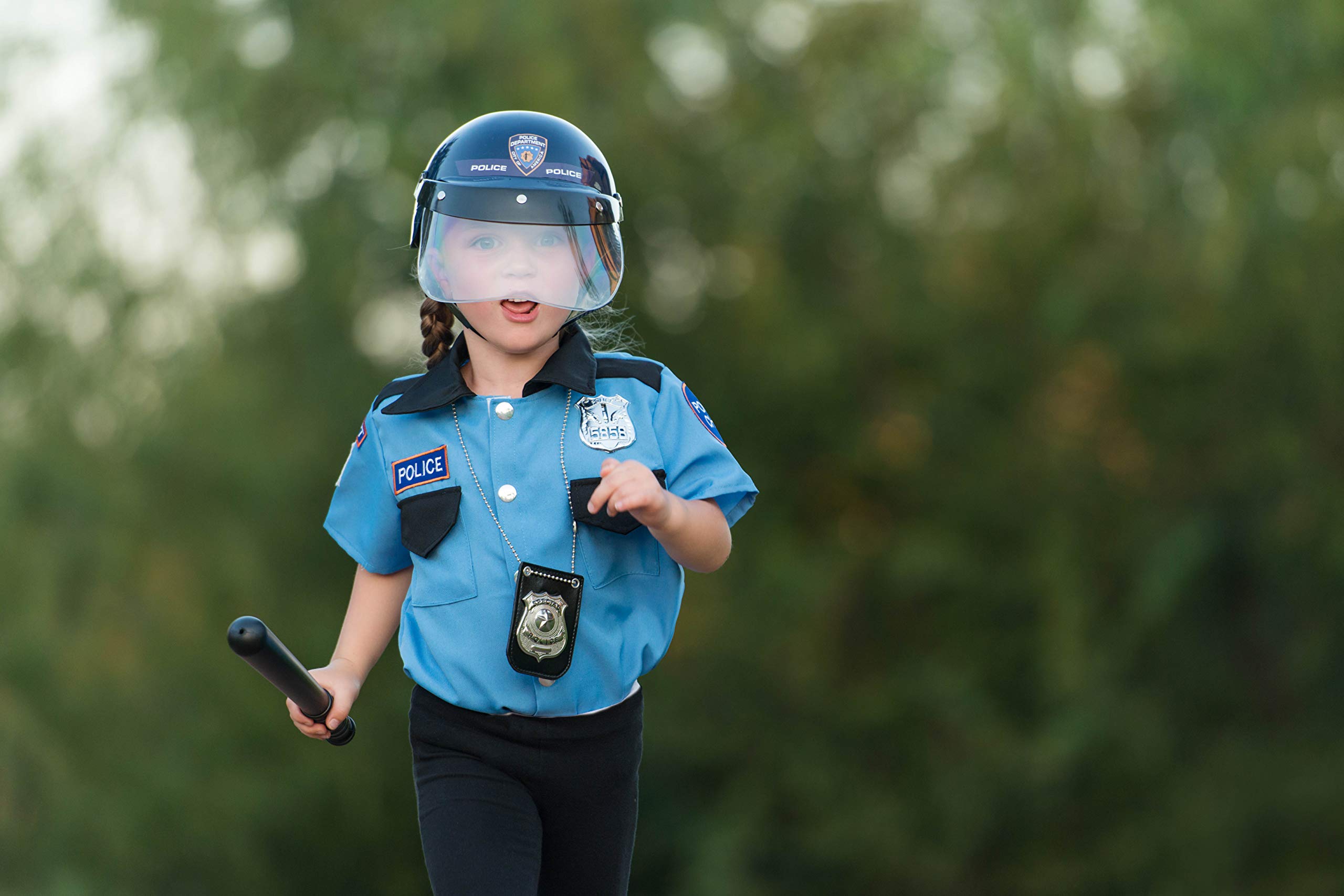 Foto 5 pulgar | Disfraz De Policía Dress Up America Para Niños Con Visera - Venta Internacional.