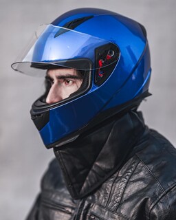 Foto 7 | Casco De Moto Ilm Integral Dot Modelo Jk313 (s, Azul) - Venta Internacional.
