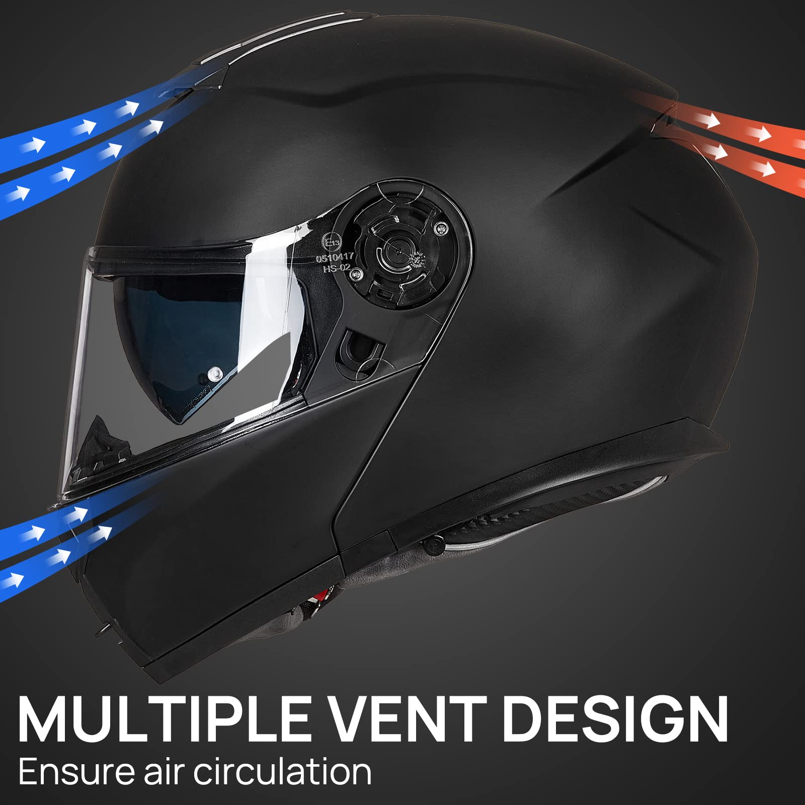 Foto 3 pulgar | Casco De Moto Ilm  Modular  Integral  Abatible  Dot 159 - Venta Internacional.