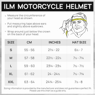 Foto 6 | Casco De Moto Ilm Modular Integral Abatible Dot 159 - Venta Internacional.