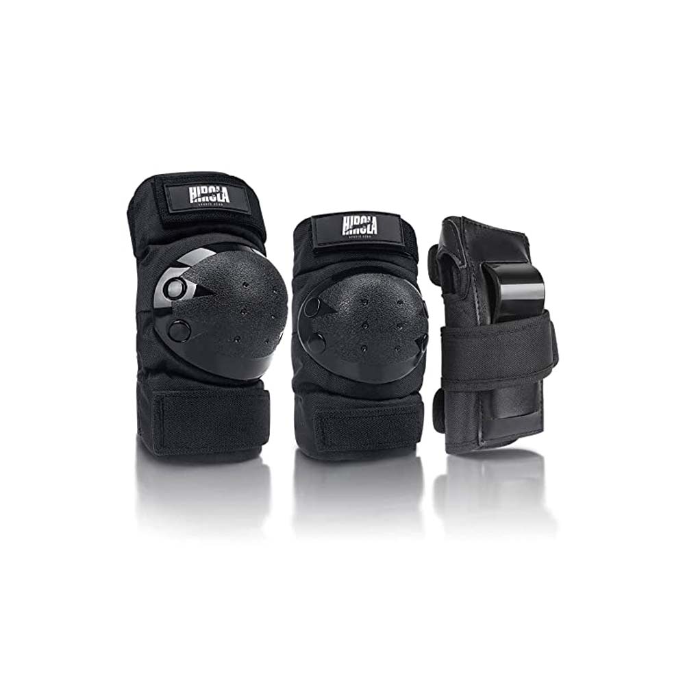 Rodilleras/ Coderas/ Muñequeras para Deportes Hirola color Negro