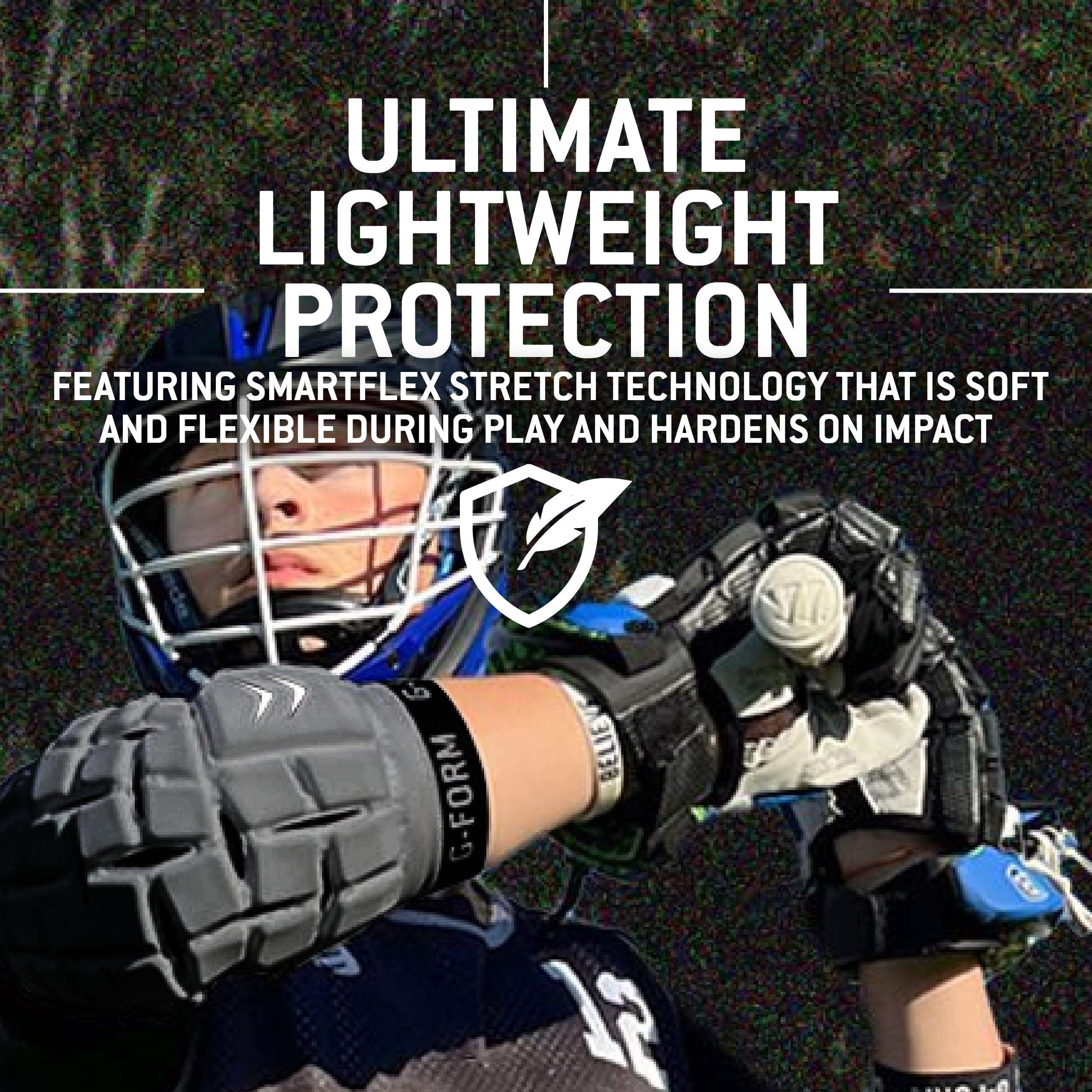 Foto 3 | Almohadillas Para Brazos G-form Unhinged Lacrosse Negras Para Adultos Y Hombres Grandes - Venta Internacional.