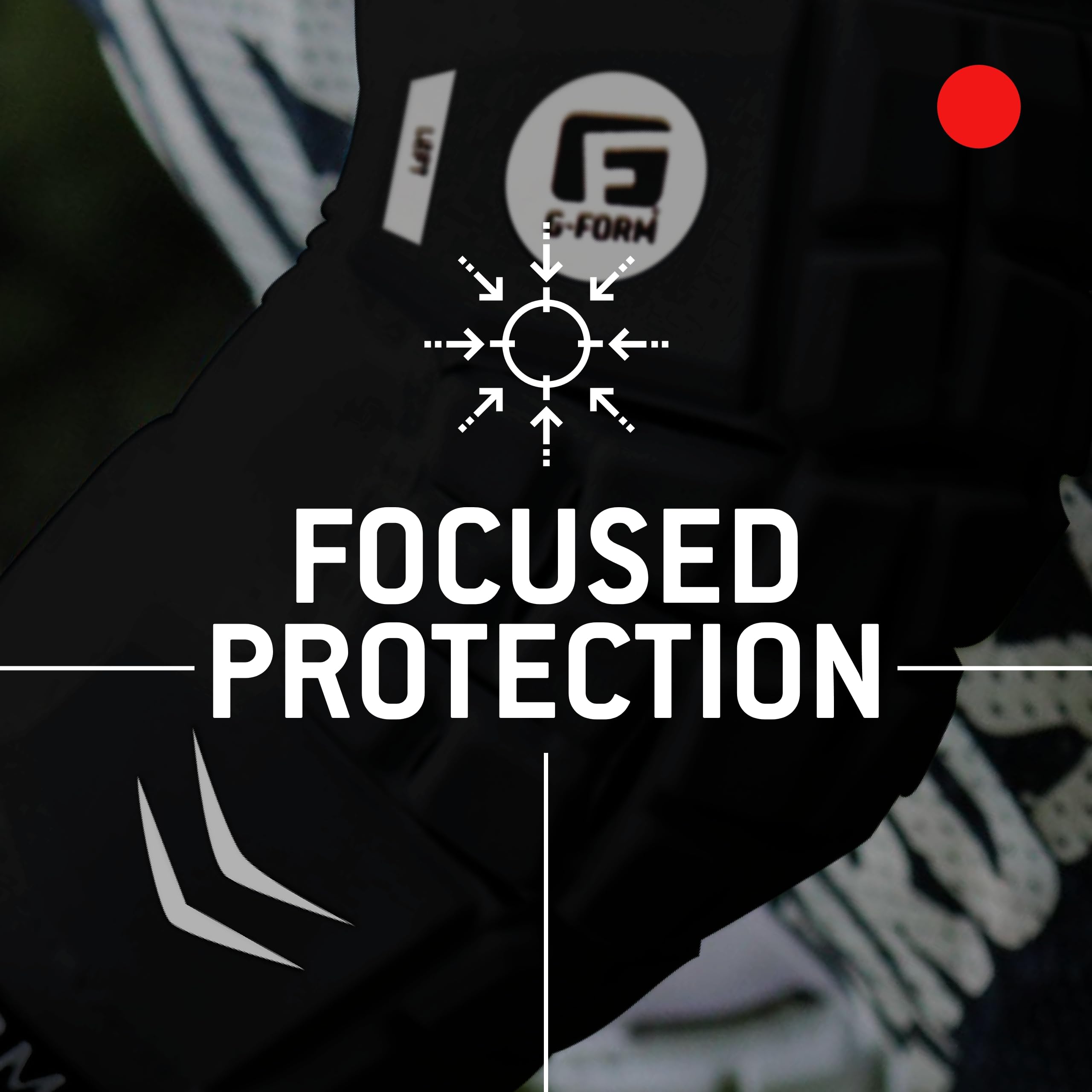 Foto 5 | Almohadillas Para Brazos G-form Unhinged Lacrosse Negras Para Adultos Y Hombres Grandes - Venta Internacional.