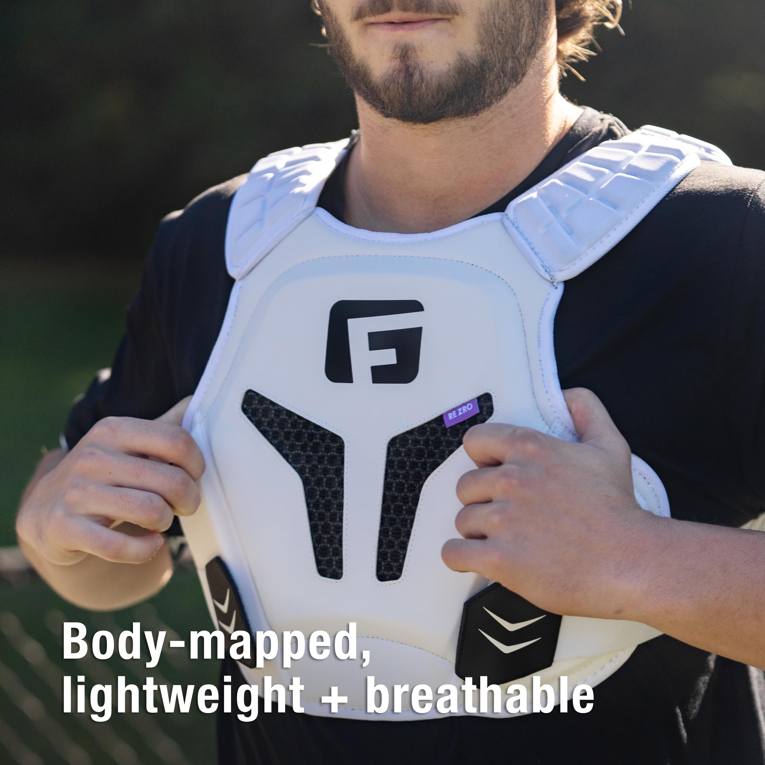 Foto 4 | Delineador De Hombro De Lacrosse G-form Gfx800 Blanco Para Adultos, Tamaño Grande - Venta Internacional.