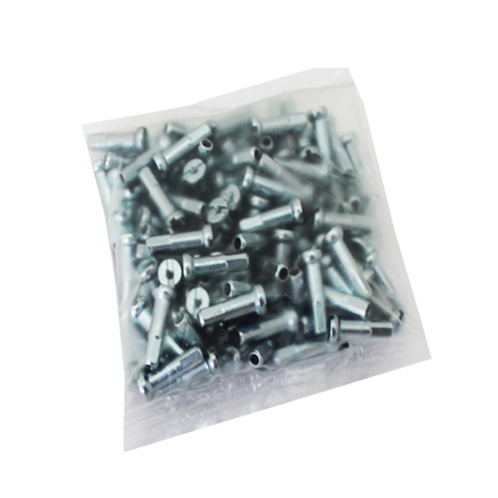 Niples de Rin prara Bicicleta Mariluz 12mm Nip14g color Plata