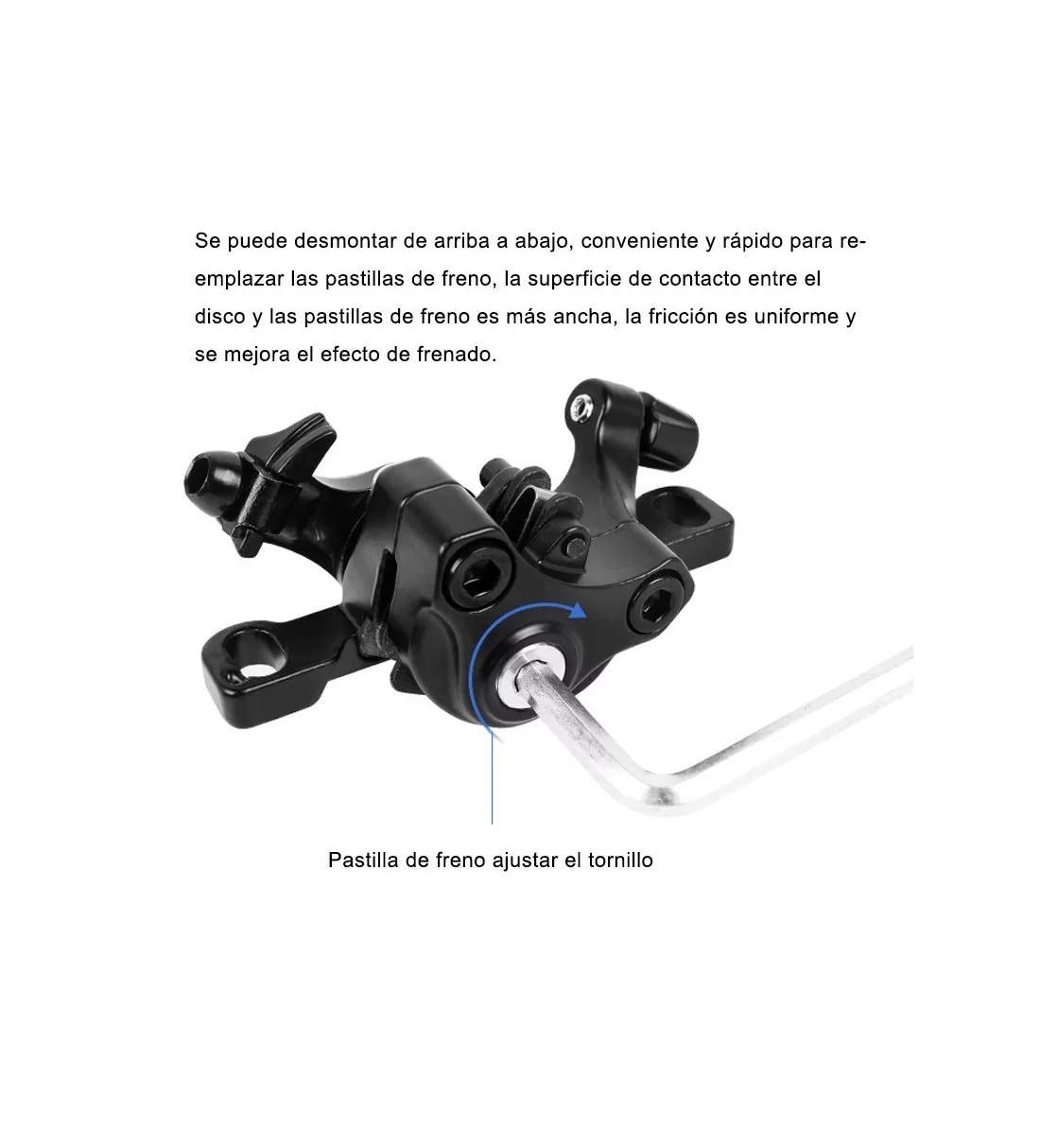 Foto 4 pulgar | Caliper más Rotor para Freno de Disco Rueda Delantera Eo Safe Imports Esi-7381 color Negro