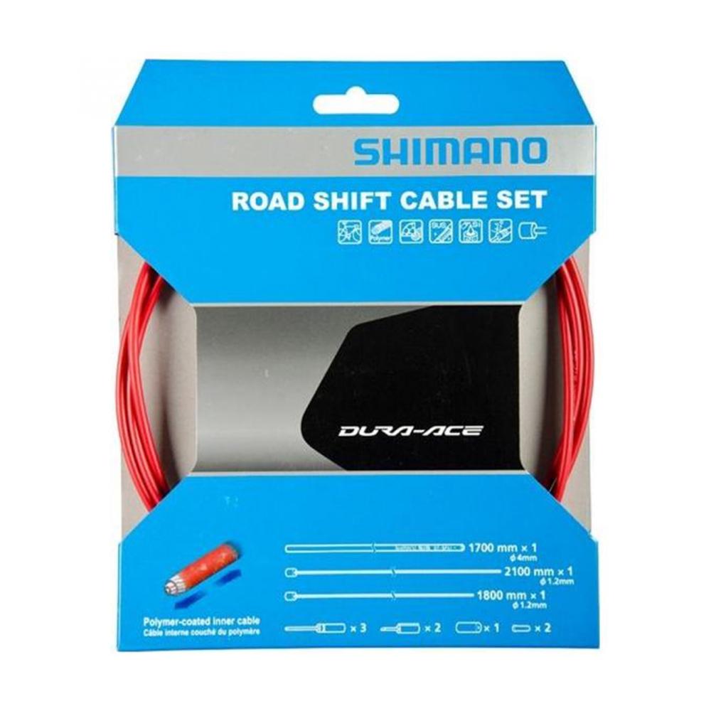 Foto 2 pulgar | Cable De Cambio Para Bicicleta Shimano Polymero Color Rojo