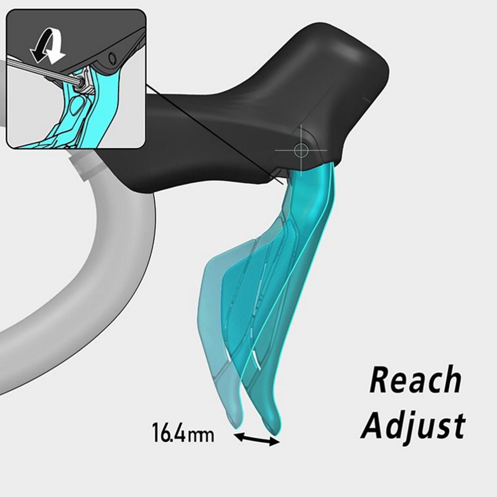 Foto 8 pulgar | Freno de Disco Hidráulico Trasero Derecho para Bicicleta de 12 Vel 105 Di2 St-r7120/br-7170 Shimano