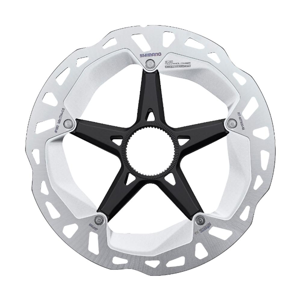 Rotor Para Bicicleta Shimano 180mm Rt-mt800 Color Blanco