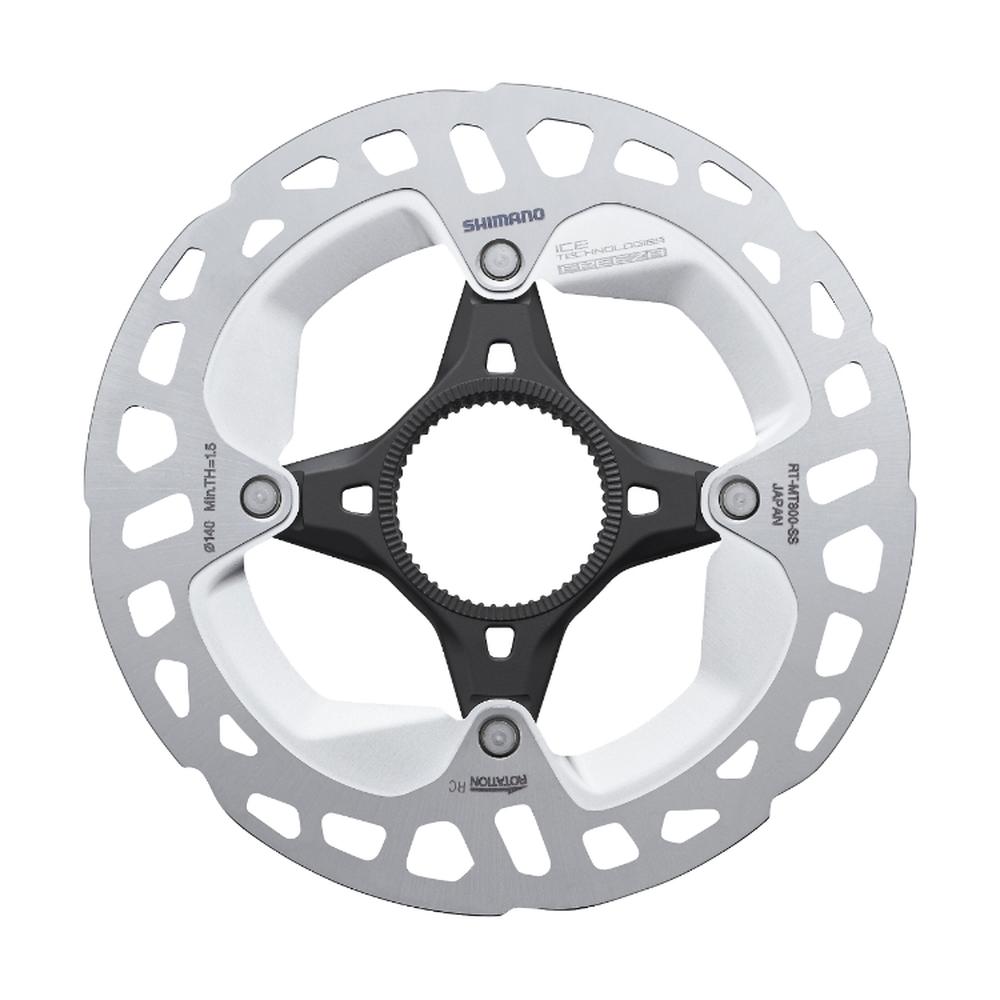 Rotor Para Bicicleta Shimano 140mm Rt-mt800 Color Blanco