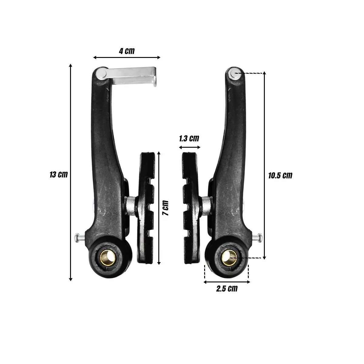 Foto 3 pulgar | Juego Completo de Frenos para Bicicleta Eo Safe Imports Esi-14764 Negro