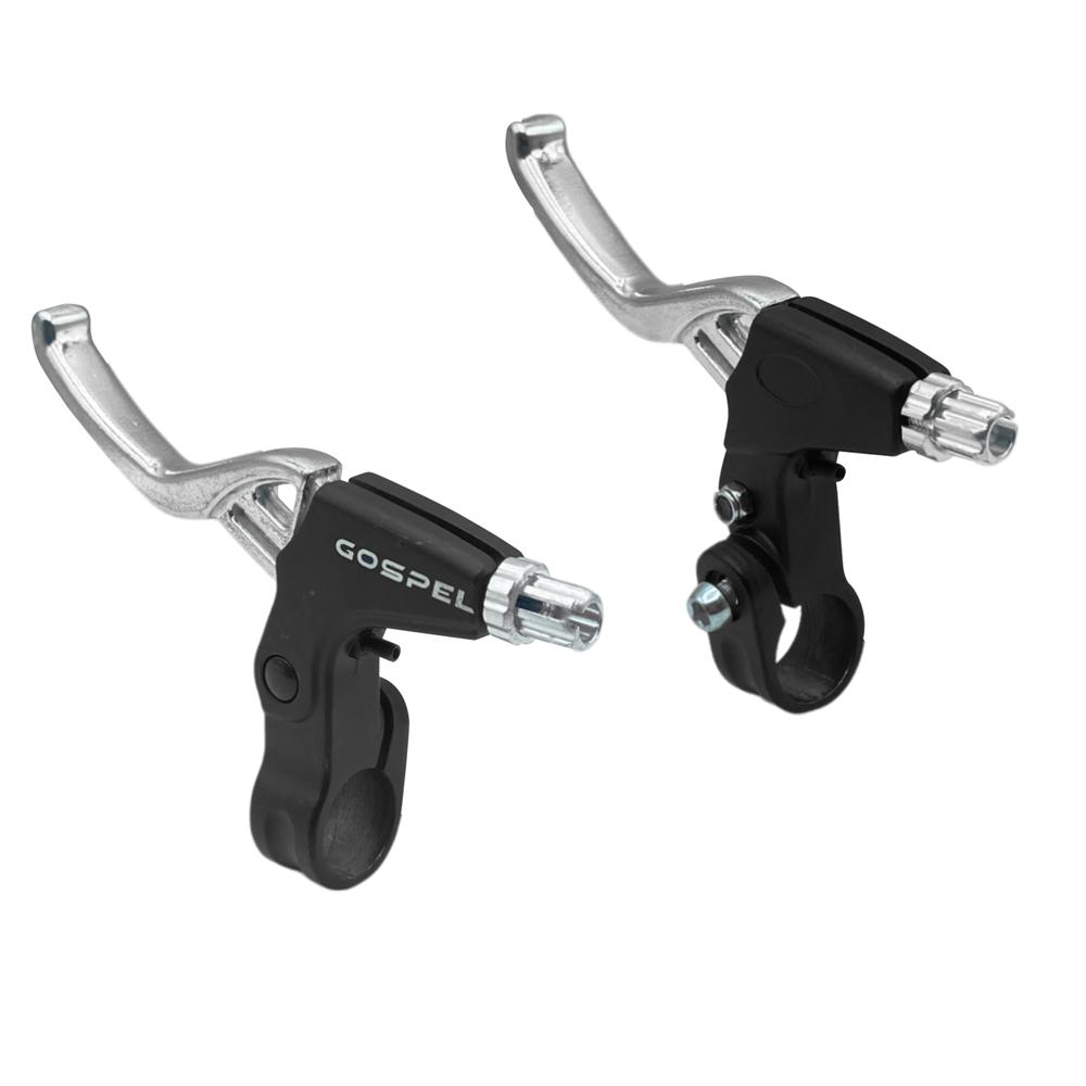 Foto 1 | Palancas De Freno Para Bicicleta De Montaña Aluminio Negro / Plata Gospel