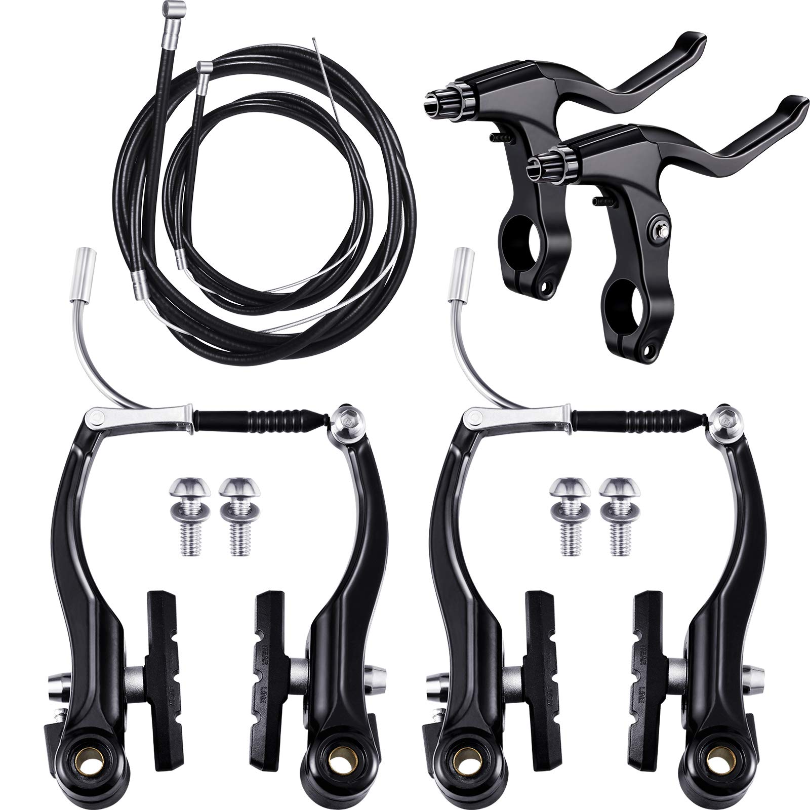 Foto 2 pulgar | Juego De Frenos Para Bicicleta Boao Complete V-type Mtb Delantero/trasero (negro) - Venta Internacional.