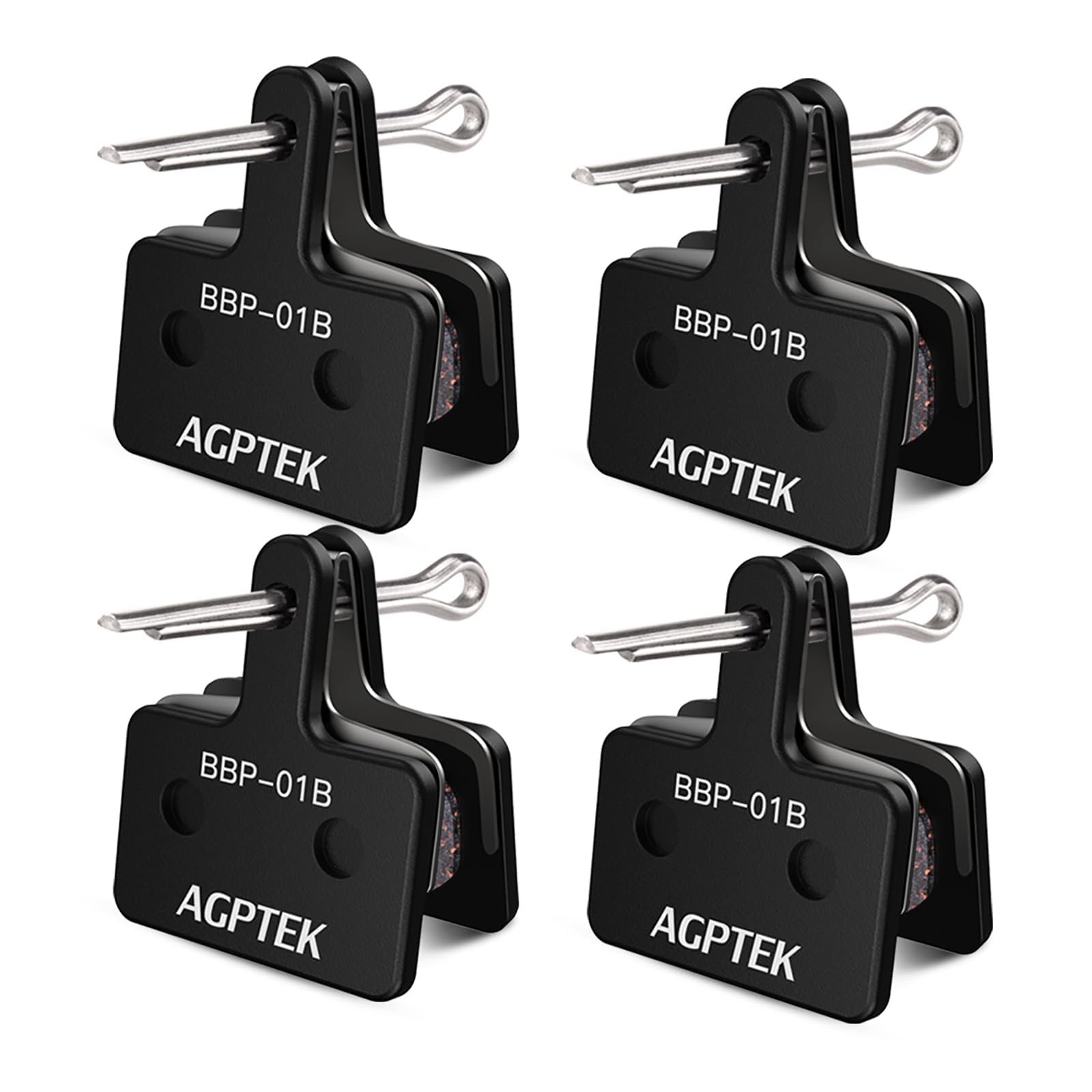 Foto 1 | Pastillas De Freno Para Bicicleta Agptek, Freno De Disco De Alto Rendimiento, 4 Pares - Venta Internacional.