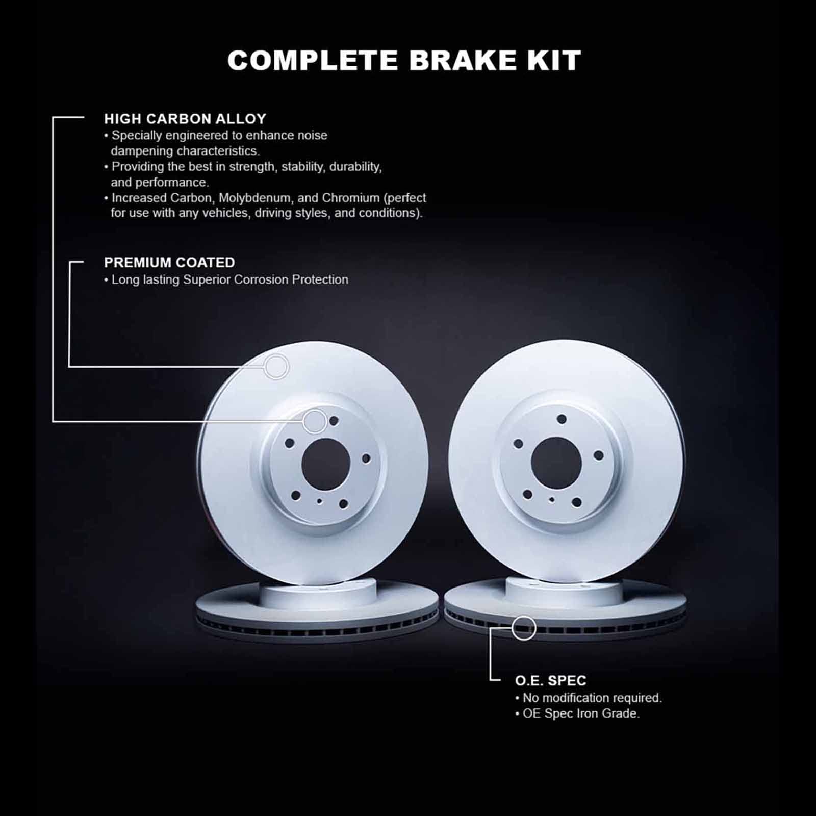 Foto 4 | Kit De Disco De Freno R1 Concepts Carbon Series Bmw 323i/325i/328i - Venta Internacional.