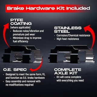 Foto 7 | Kit De Frenos R1 Concepts Delantero Y Trasero Para Freightliner Sprinter - Venta Internacional.