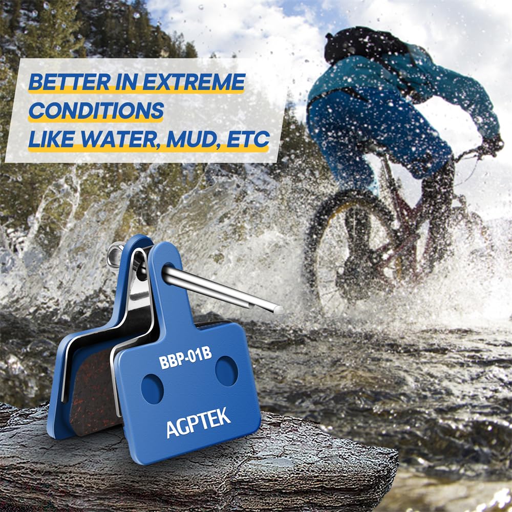 Foto 4 pulgar | Pastillas De Freno Agptek De Alto Rendimiento Para Bicicleta De Montaña - Venta Internacional.