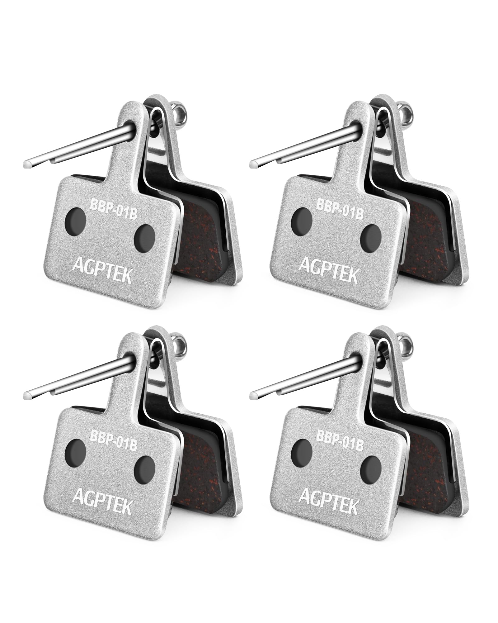 Foto 2 pulgar | Pastillas De Freno Para Bicicleta Agptek, Frenos De Disco De Alto Rendimiento, 4 Pares - Venta Internacional.