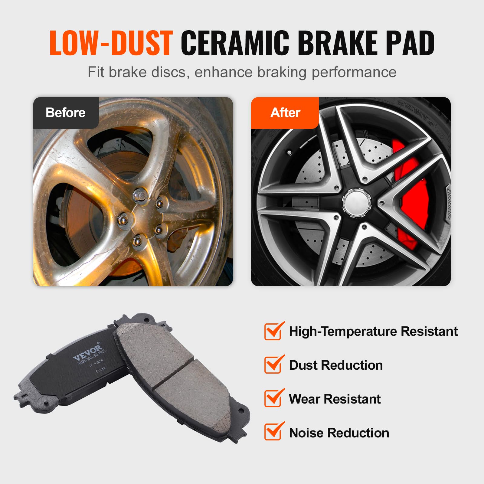 Foto 4 pulgar | Kit De Frenos Vevor Compatible Con Toyota Sienna, Highlander - Venta Internacional.